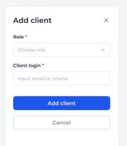 Add Client