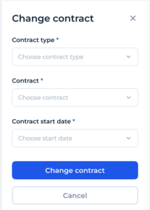 Change Contract