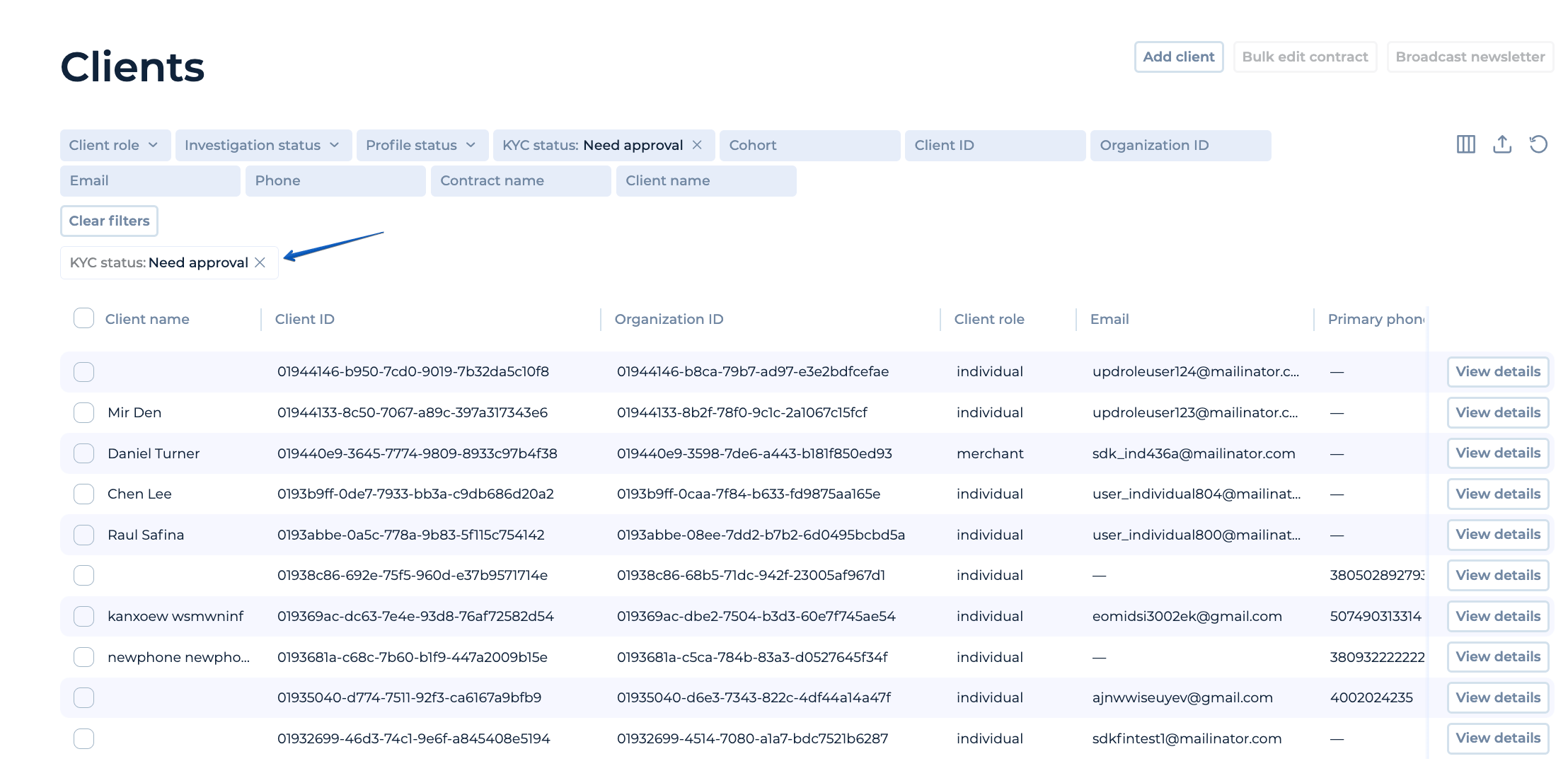 KYC pending | SDK.finance - White-Label Digital Banking Software