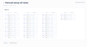 Asset Rates