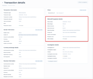 Transaction details