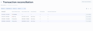 Transaction reconciliation