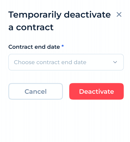 Deactivate/Activate a Contract | SDK.finance - White-Label Digital ...