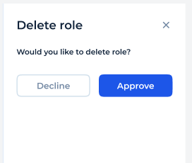 Delete Role