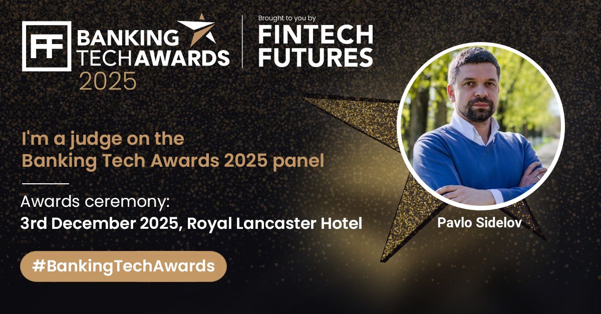 Pavlo Sidelov, CTO of SDK.finance, Joins Judging Panel for Banking Tech Awards 2025