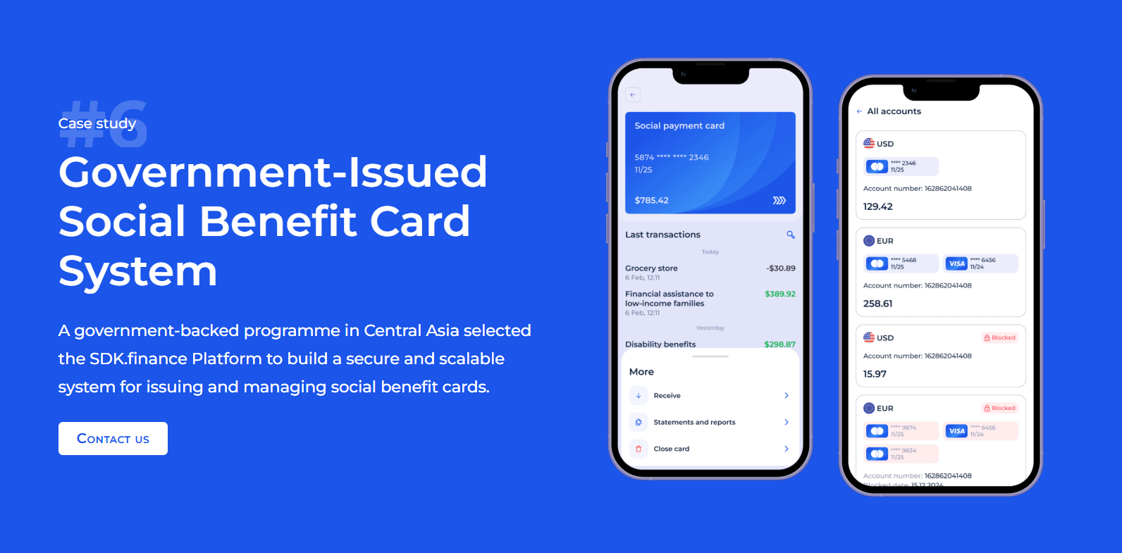 Case Study:  How a Central Asian Government Selected SDK.finance to Power Its National Social Payment Card System