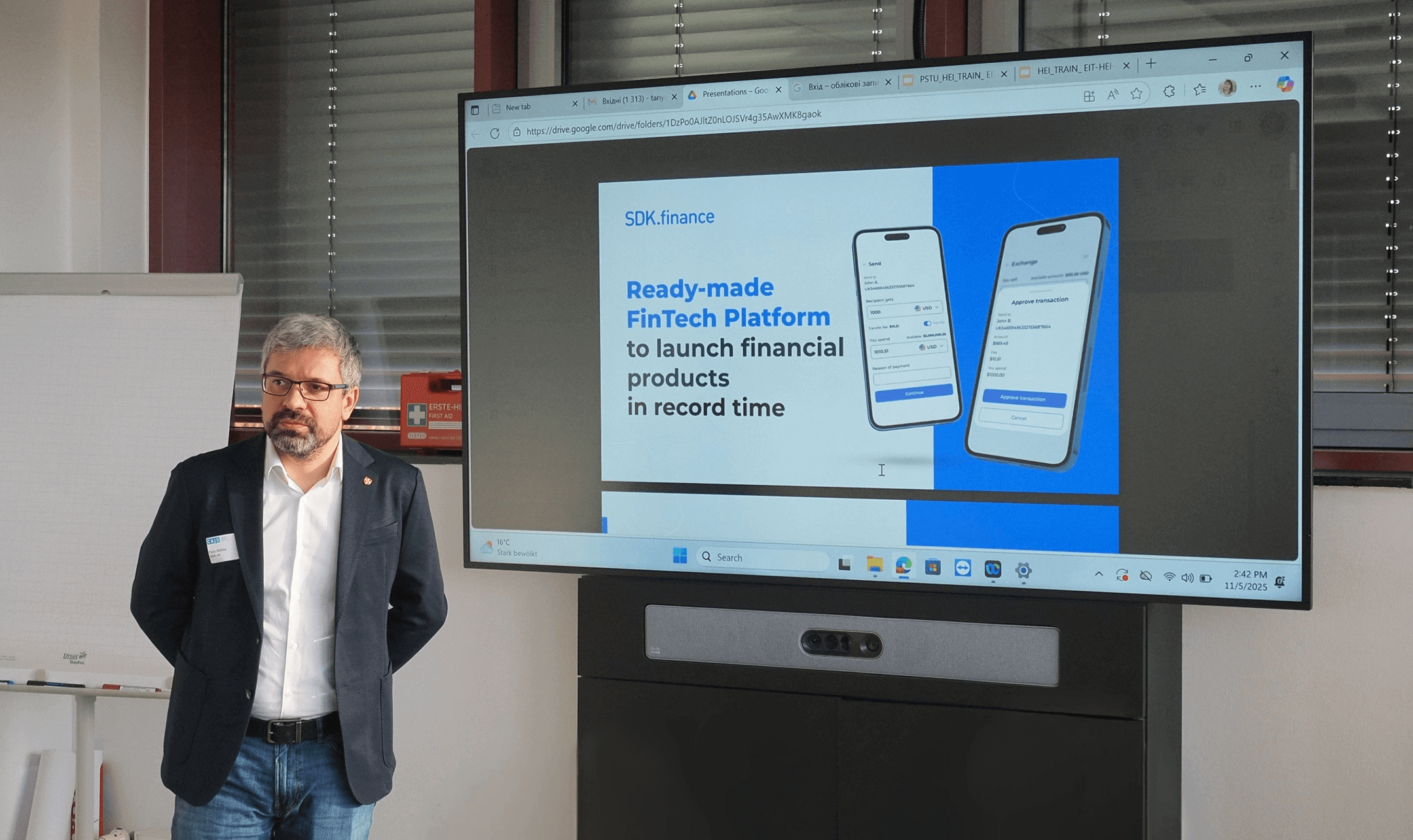 SDK.finance CTO Pavlo Sidelov Joins EIT Digital Meeting