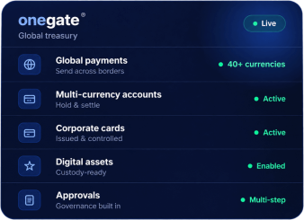 TheOneGate: Corporate Money Transfer Platform